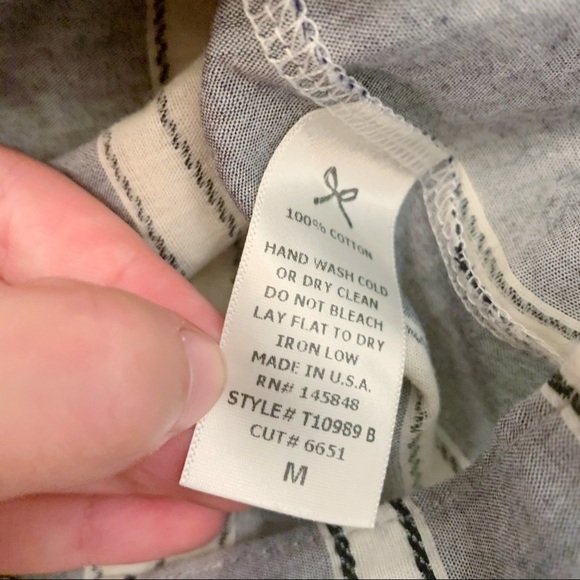 🛍 Everly Off The Shoulder Ruffled Striped Top - Picture 6 of 6